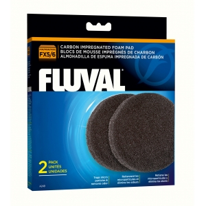 Filtrielement Fluval Carbon Foam filtrile FX5/FX6 2tk
