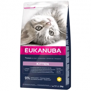 EUKANUBA Kitten с курицей 2 кг