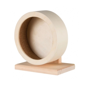 Игрушка для грызунов Беговое колесо деревянное 21 см