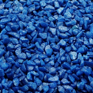 Аквариумный гравий Glamour Stone/Ocean 6-9 мм 2 кг синий
