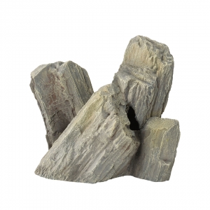 Аквариумный декор Гигантский камень XL 29x16x24см серый