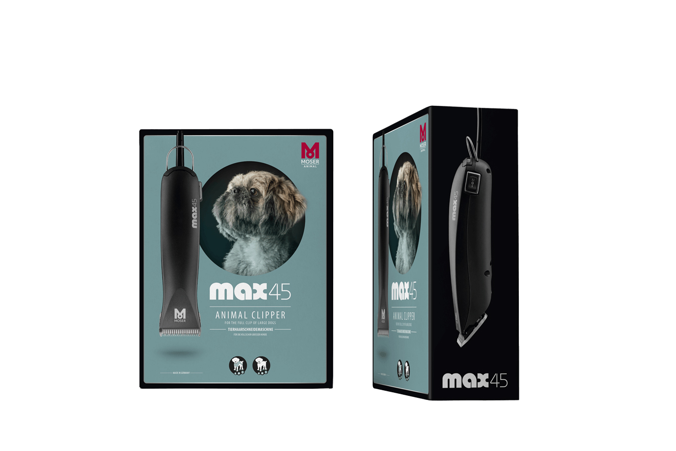 Машинка для стрижки животных Moser Max45 черный
