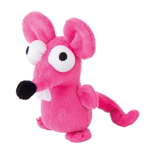 Kassi mänguasi Rogz Catnip Plush Mouse roosa