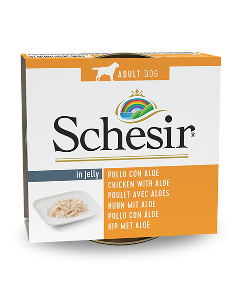 Schesir dog kana + aaloe konserv koerale 150g