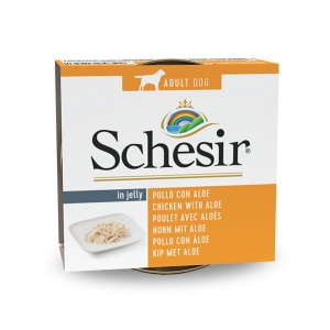 Schesir dog kana + aaloe konserv koerale 150g