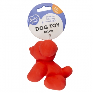 Игрушка для собак из латекса воздушный шар Pug 9,5x6x8,5см красный