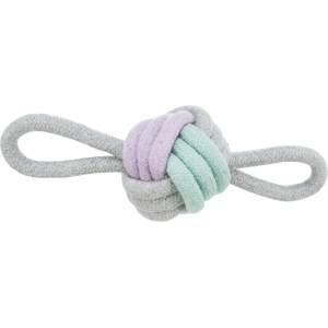 Игрушка для собак Junior Knot ball with 2 hand loops, веревка, ø 9/25 cm