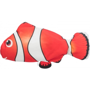 Игрушка для кошки Wriggle fish, ткань, кошачья мята, 26 cm