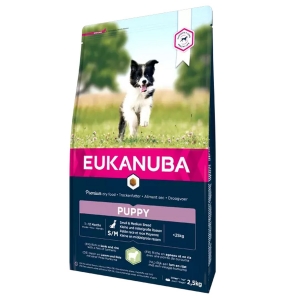 EUKANUBA Puppy lambaliha ja riisiga väikestele ja keskmistele koertele 2.5 kg