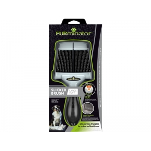 FURminator Dog&Cat Slicker Brush L, мягкая