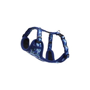 Шлейка Rogz Fashion S 33-44cm, Amphibian Blue