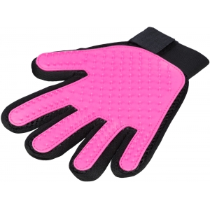 Перчатка для ухода за шерстью, 16 × 24 cm, розовый/черный