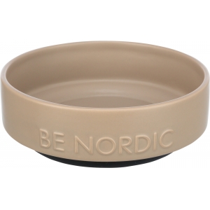 Керамическая миска BE NORDIC, 0.5 l/ø 16 cm, серо-коричневая