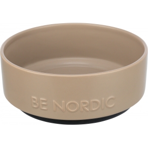 Керамическая миска BE NORDIC, 1.2 l/ø 18 cm, серо-коричневая