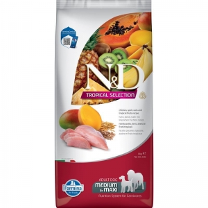 Farmina N&D Tropical Selection Dog Chicken/Spelt/Oats Adult Medium/Maxi 10kg