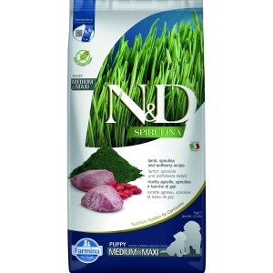 Farmina N&D Spirulina Puppy Wolfberry&Lamb Medium/Maxi 7kg