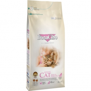 BonaCibo Cat steriliseeritud ja ülekaalulistele kassidele 2kg