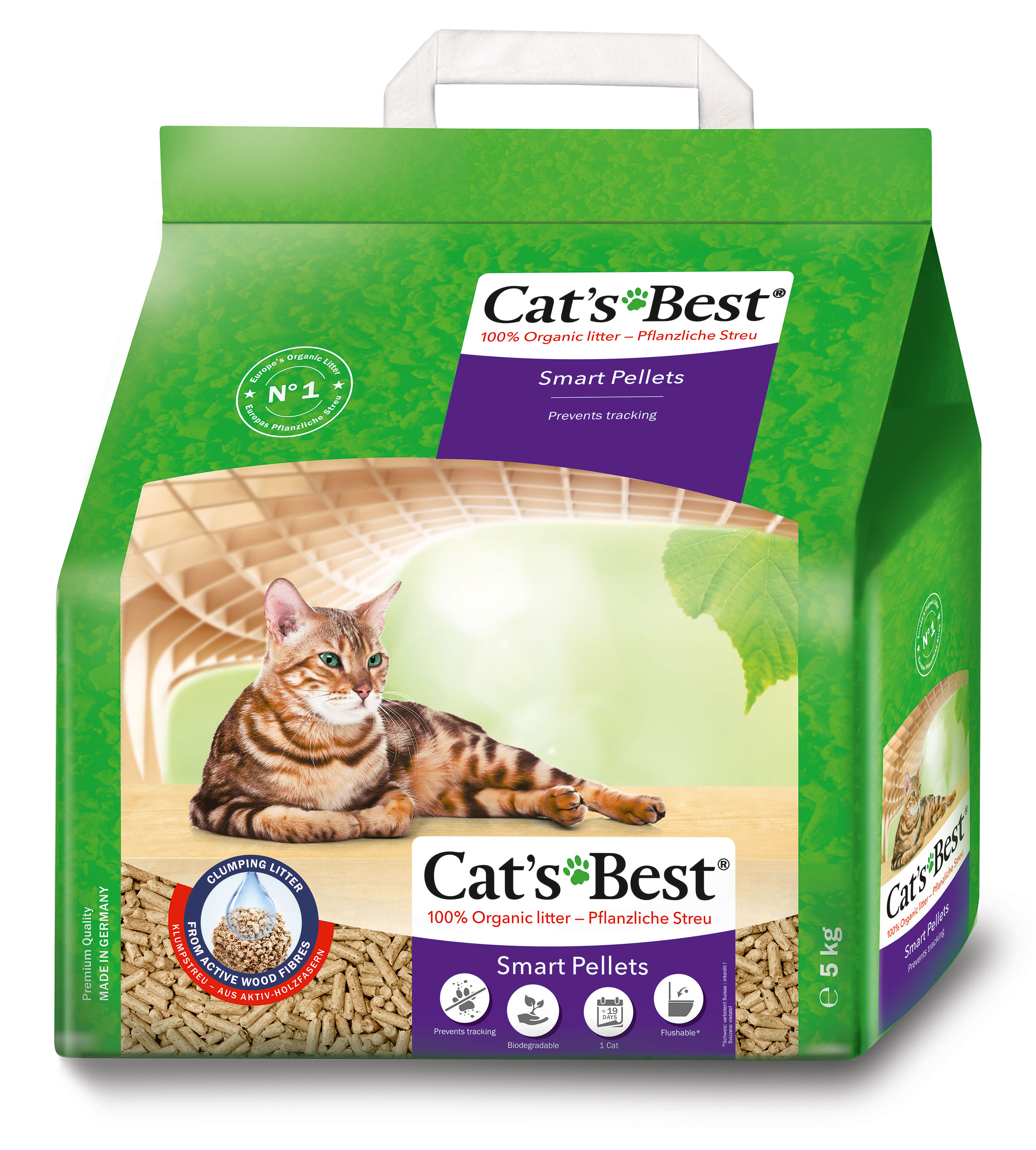 Cat's Best Smart paakuvad puidugraanulid 10L 5kg