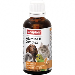 Beaphar Vitamin B Complex 50ml, B-rühma vitamiinide söödalisand