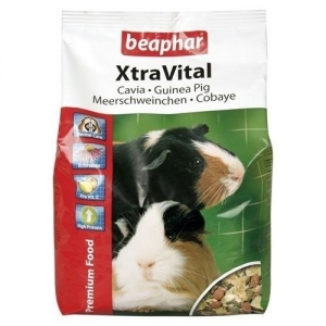 Beaphar XtraVital Guinea Pig 1kg, täisratsiooniline toit merisigadele