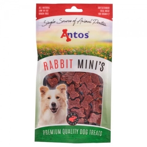 Antos Rabbit Mini’s küülikulihast kondikesed koertele 100g