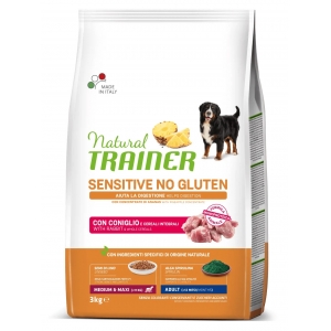 Trainer Natural Dog Sensitive No Gluten Adult M/M Rabbit 3kg
