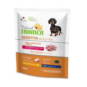 Trainer Natural Dog Sensitive No Gluten Adult Mini Rabbit 0,8kg