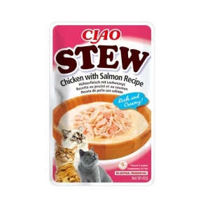 Inaba Ciao Stew kana ja lõhe kassile 40g