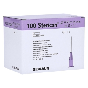 NÕEL SÜSTLA 24G (0,55X25MM) STERICAN LILLA N100