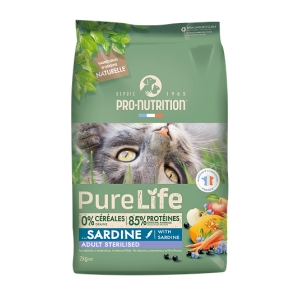 Pro-Nutrition Pure Life Adult Sterilised with Sardine 2kg