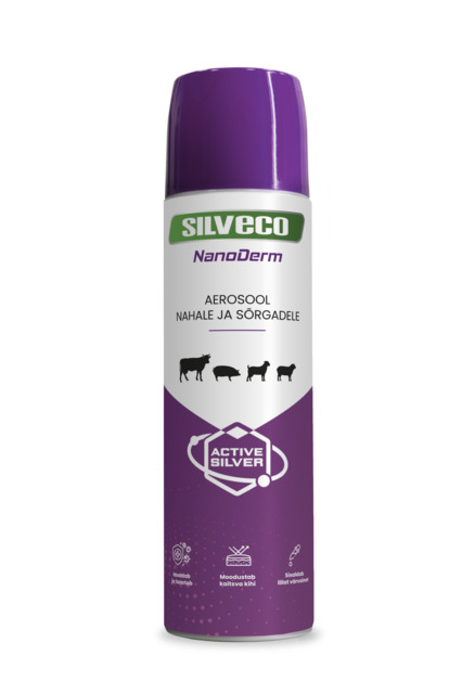 SILVECO NANODERM NAHA JA SÕRGADE AEROSOOL 250ML