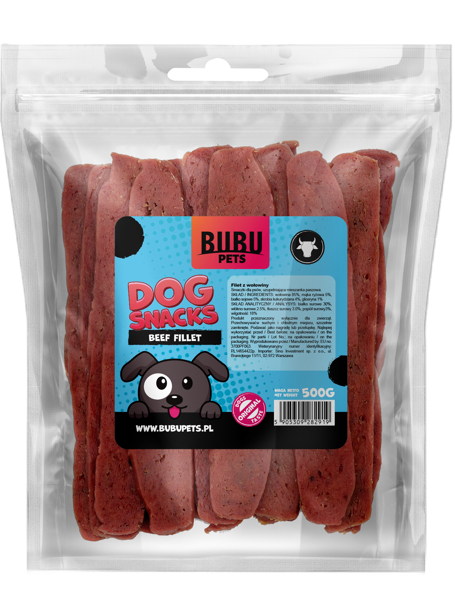 Bubu Pets koeramaius veisefilee 500g