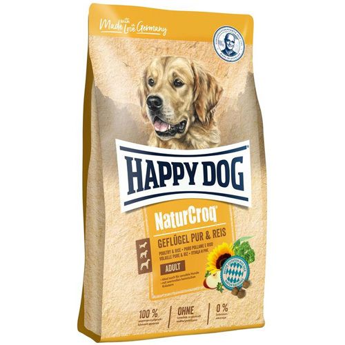 Happy Dog NaturCroq Geflügel Pur & Reis 4kg