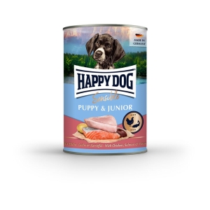 Happy Dog Sensible Puppy&Junior (kana, lõhe ja kartul) 6x400g