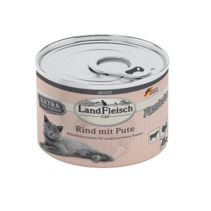 LandFleisch Cat Pastete Rind mit Pute / Veis & Kalkun 195g