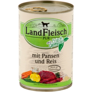 LandFleisch Dog Pur Pansen & Reis / Magu & Riis 400g