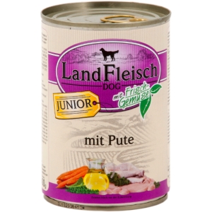 LandFleisch Dog Junior Pute / Kalkun 400g