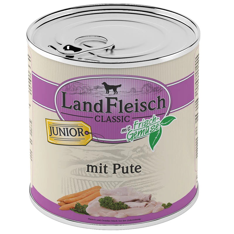 LandFleisch Dog Junior Pute / Kalkun 800g