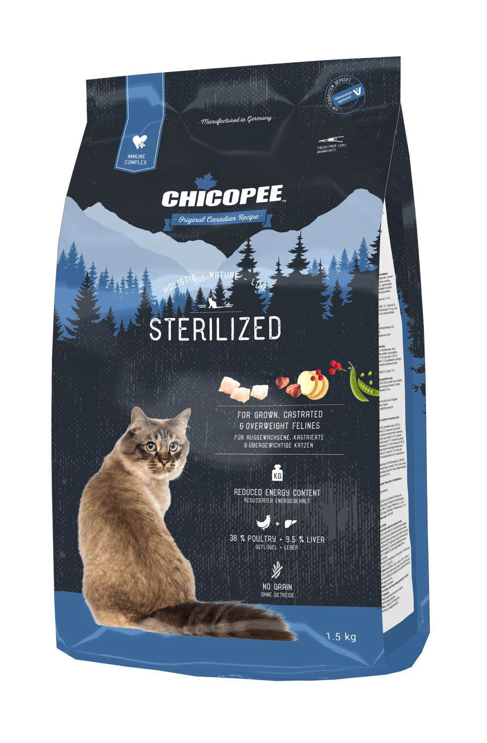 Chicopee HNL Sterilized kassitoit 1,5kg