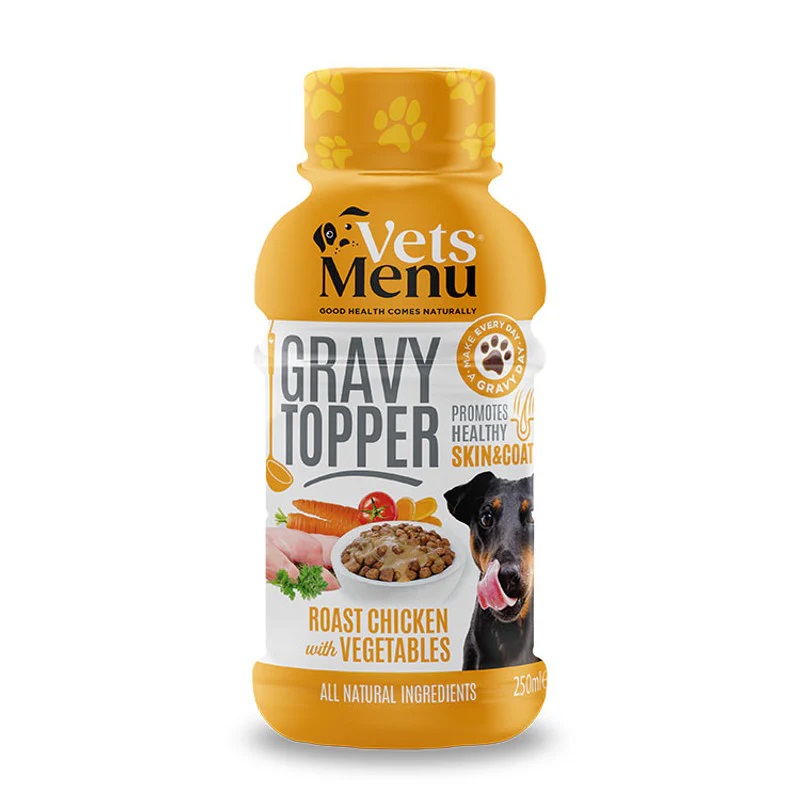 Vets Menu koera Gravy Topper kana ja köögiviljadega 250 ml